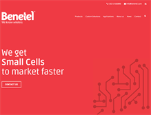 Tablet Screenshot of benetel.com